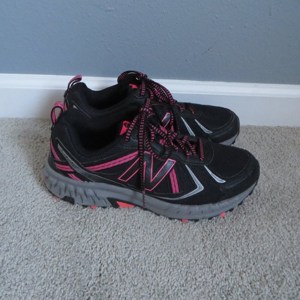 New balance All Terrain womens shoes size 8 black/pink trail running #WT410LB5 - Picture 2 of 10